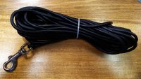 Leather dog leash 10m