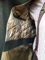 Levente II. men's long coat