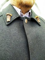 Levente II. men's long coat