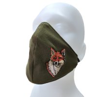 Embroidered drape - fox