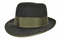 Rabbit fur hat black