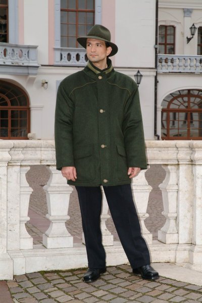 Fernández leather-lined winter coat