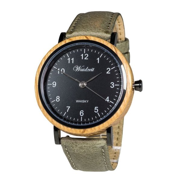 Whiskey "Onyx" wooden watch