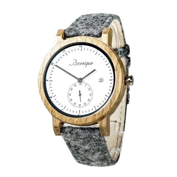 Barrique Alpin White Wooden Men's Watch