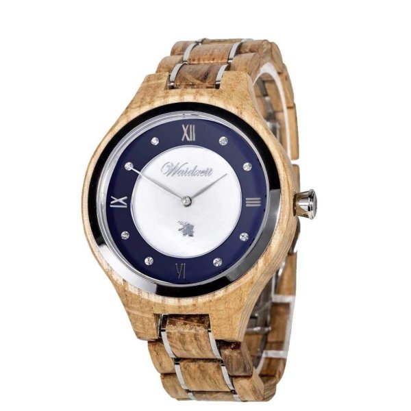 Barrique Bleu Classique wooden watches