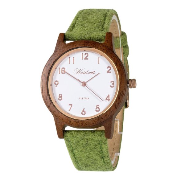 Sissy Green Wooden Watch