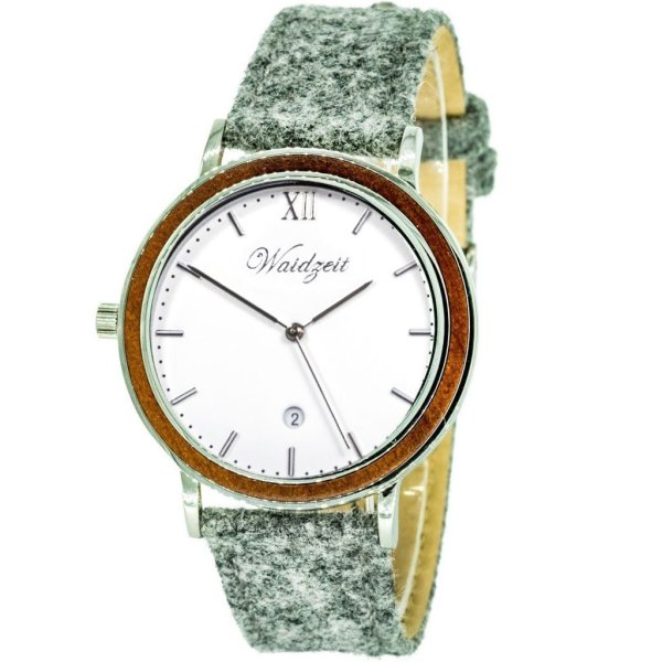 ALPIN Winter Loden wooden watch