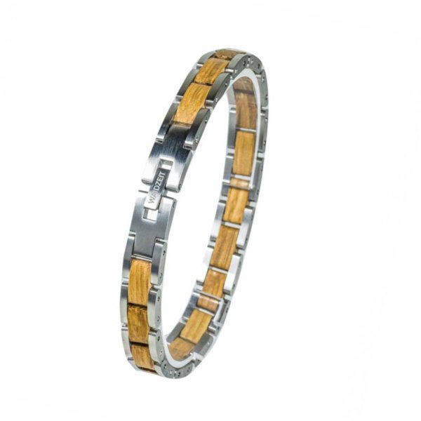 Element Silver wooden bracelet